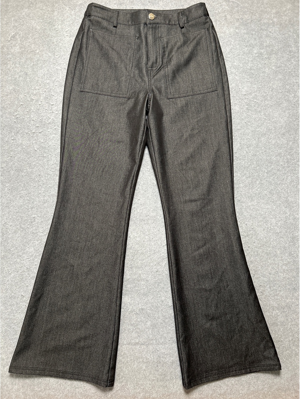 Nicole Miller Black Flared Pants Size 6